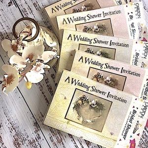NWT Vintage Carlton Cards Bridal Shower
Invitations NOS Sealed (50 Total)